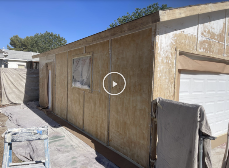 Peeling Paint Sanding